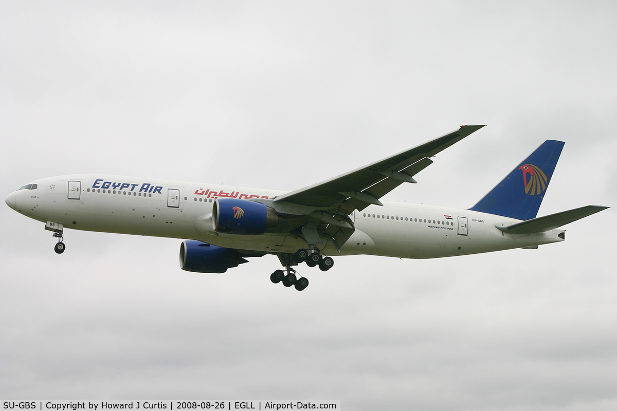 SU-GBS, 1997 Boeing 777-266/ER C/N 28425, Egyptair