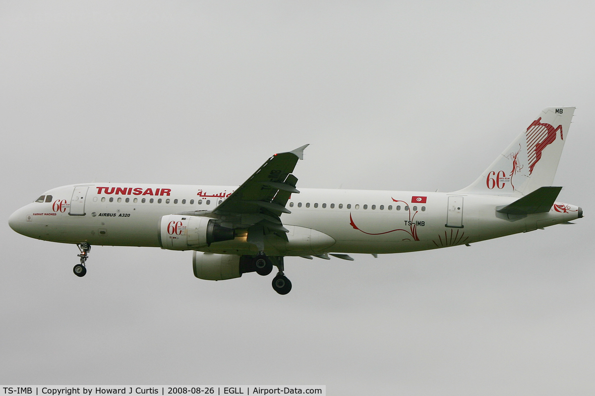 TS-IMB, 1990 Airbus A320-211 C/N 0119, Tunisair, special marks