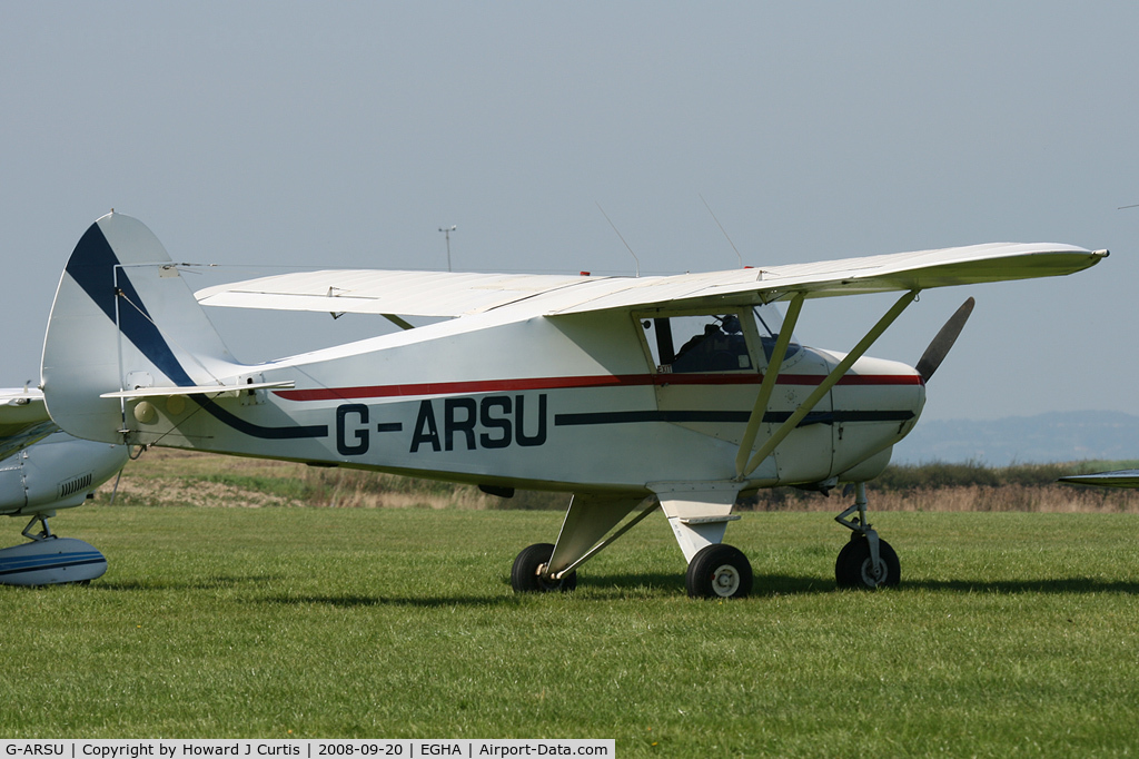 G-ARSU, 1961 Piper PA-22-108 Colt Colt C/N 22-8835, Privately owned.