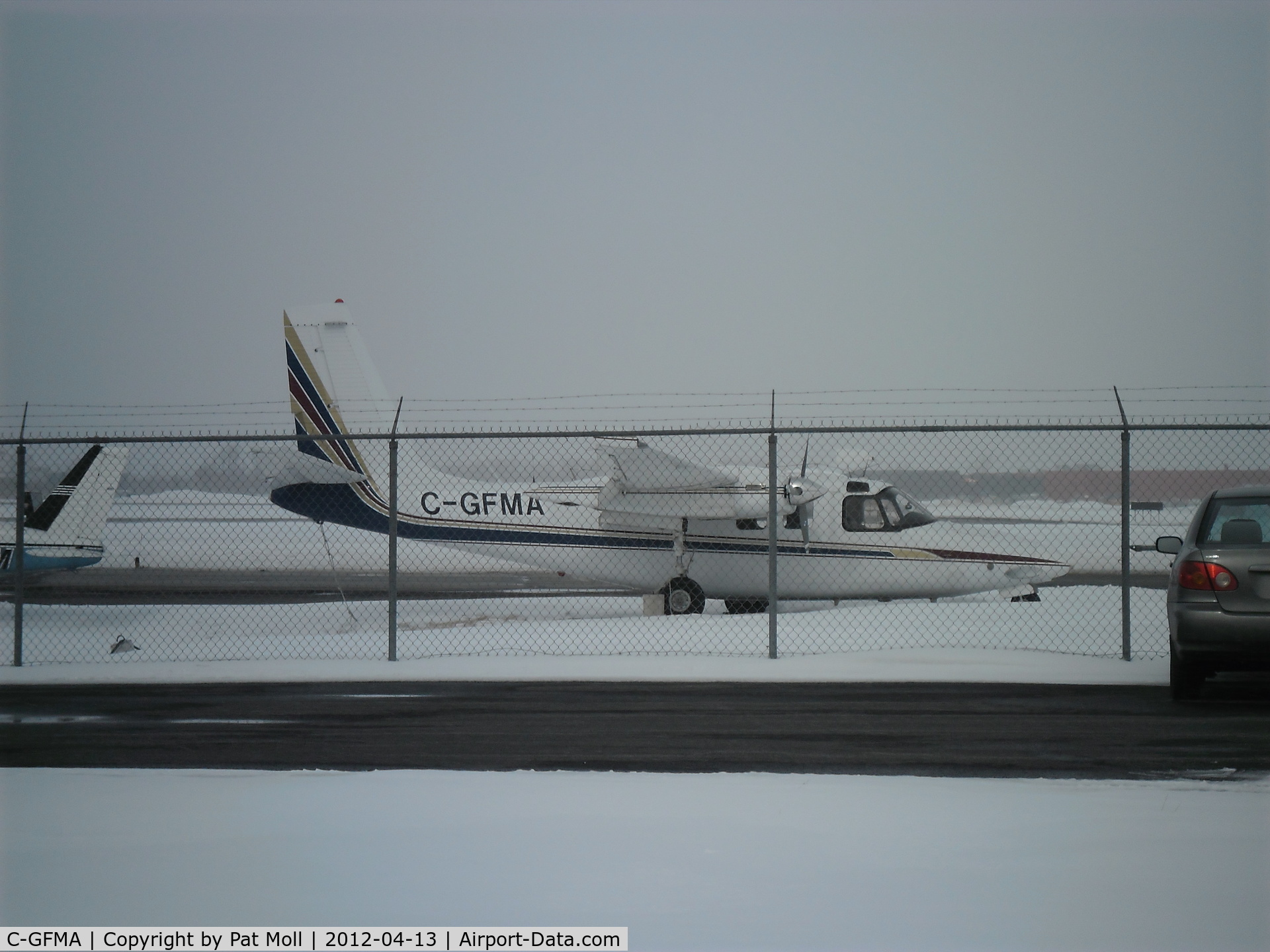 C-GFMA, 1961 Aero Commander 500-A C/N 500A-1106-54, At St-Hubert Airport, March 4th, 2013