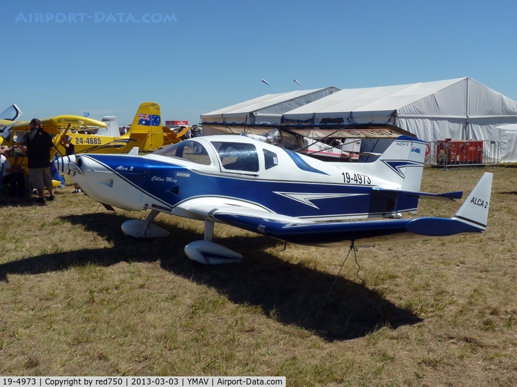 19-4973, Amateur Built Alca-2 C/N 1, 19-4973 at the 2013 Australian International Airshow, Avalon.
