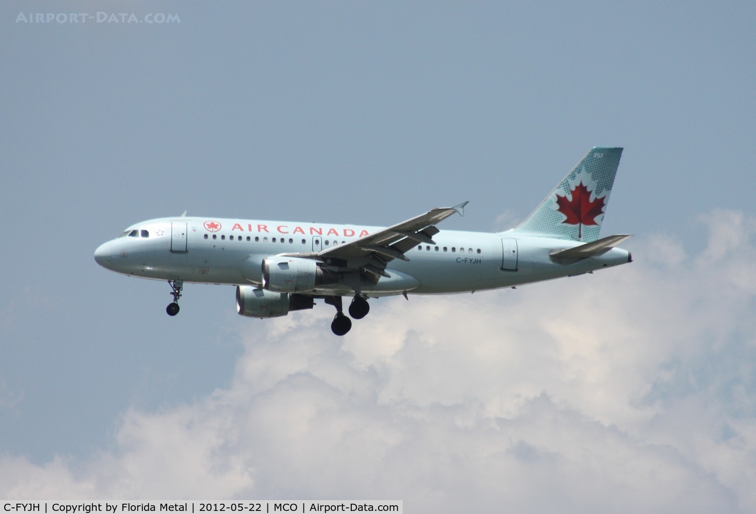 C-FYJH, 1996 Airbus A319-114 C/N 672, Air Canada A319
