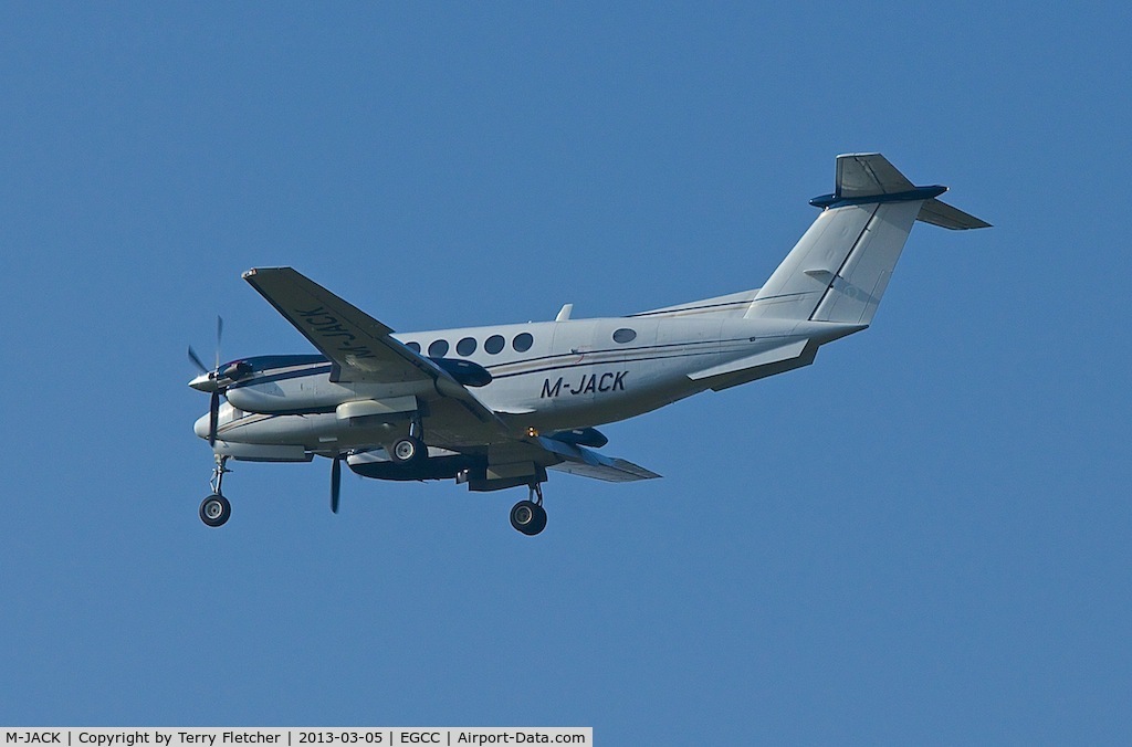 M-JACK, 2009 Hawker Beechcraft B200GT King Air C/N BY-94, Beech B200GT, c/n: BY-94 at Manchester