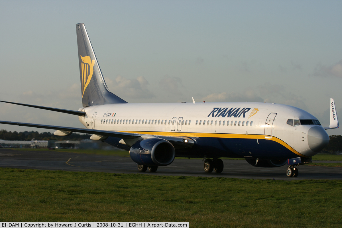 EI-DAM, 2003 Boeing 737-8AS C/N 33719, Ryanair