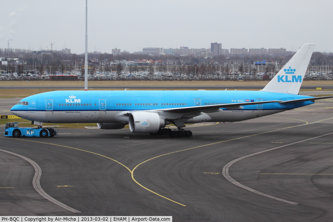 PH-BQC, 2003 Boeing 777-206/ER C/N 29397, KLM Royal Dutch Airlines
