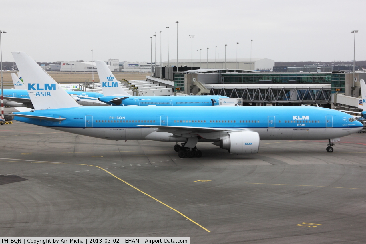 PH-BQN, 2006 Boeing 777-206/ER C/N 32720, KLM Royal Dutch Airlines