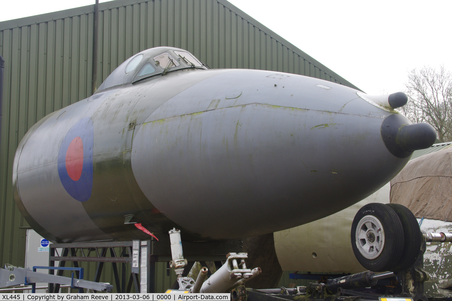 XL445, 1962 Avro Vulcan B.2 C/N Set 48, Preserved at the Norfolk and Suffolk Aviation Museum, Flixton.