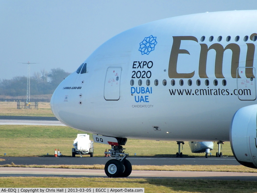 A6-EDQ, 2011 Airbus A380-861 C/N 080, Emirates