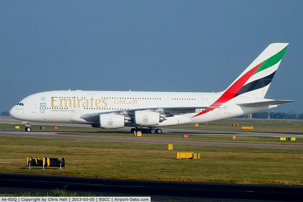 A6-EDQ, 2011 Airbus A380-861 C/N 080, Emirates