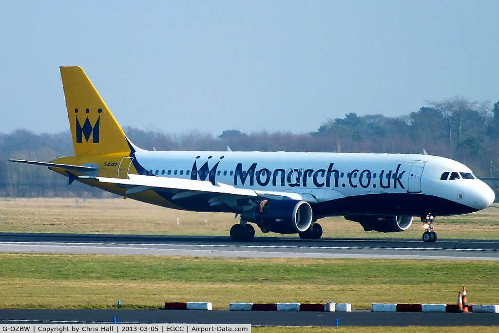 G-OZBW, 2001 Airbus A320-214 C/N 1571, Monarch