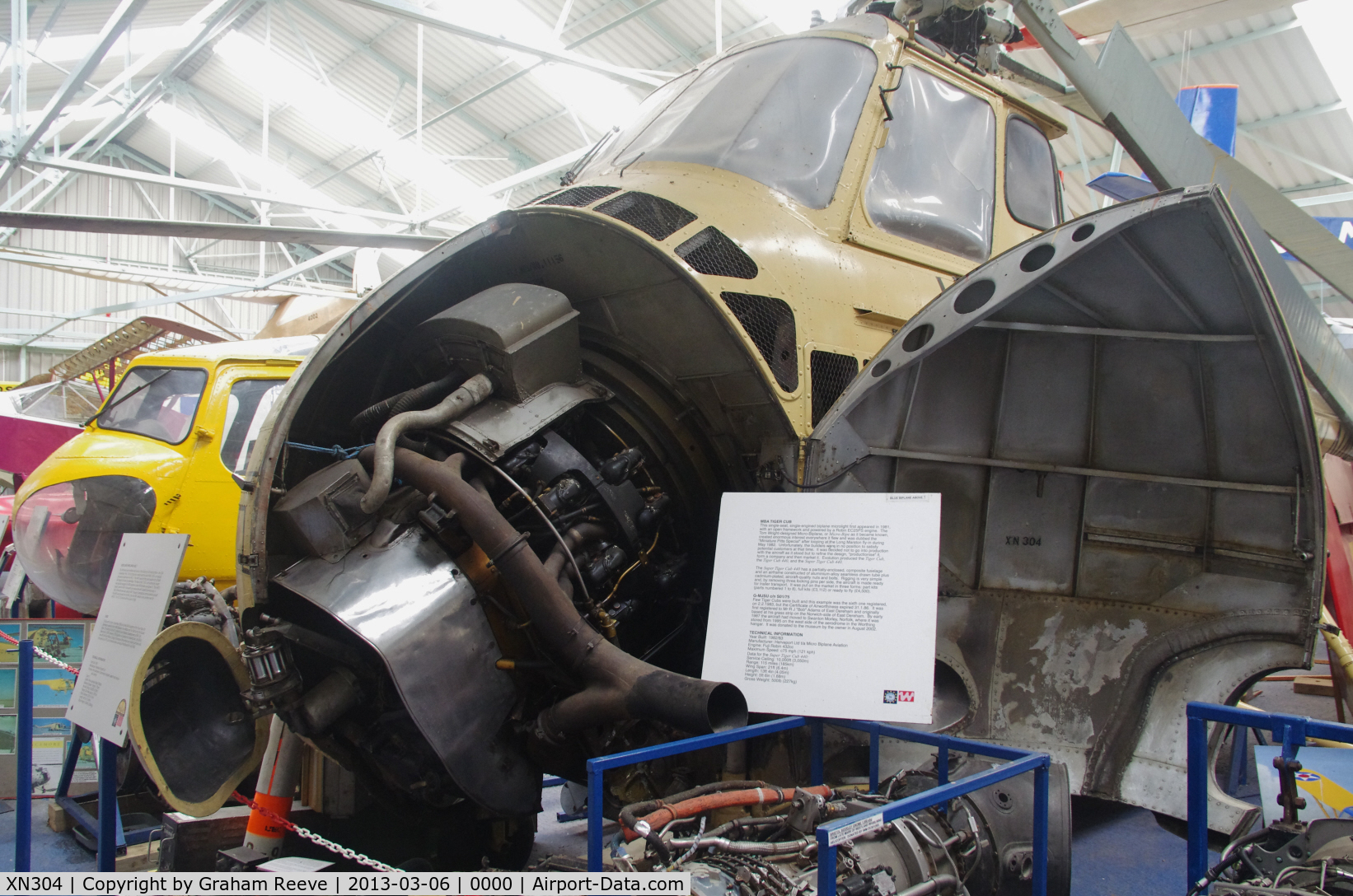 XN304, Westland Whirlwind HAS.7 C/N WA284, Preserved at the Norfolk and Suffolk Aviation Museum, Flixton.