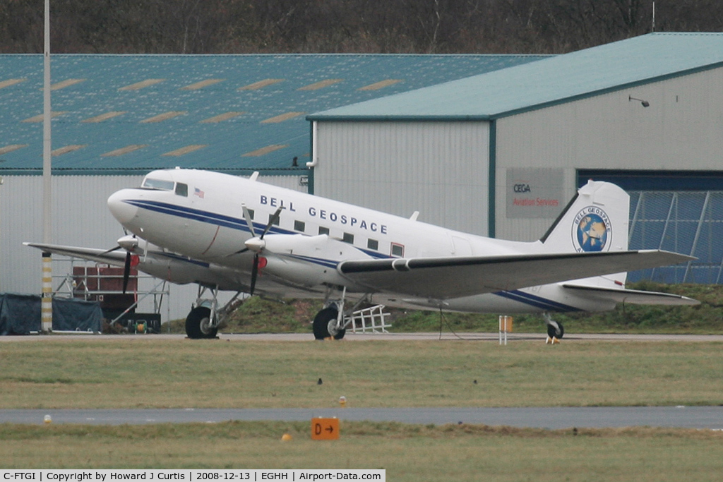 C-FTGI, 1944 Basler BT-67 C/N 26268, Operated by Bell Geospace.