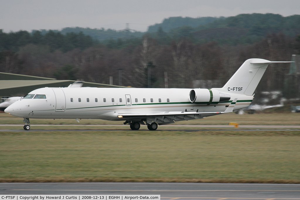 C-FTSF, 2008 Bombardier Challenger 850 (CL-600-2B19) C/N 8091, Corporate