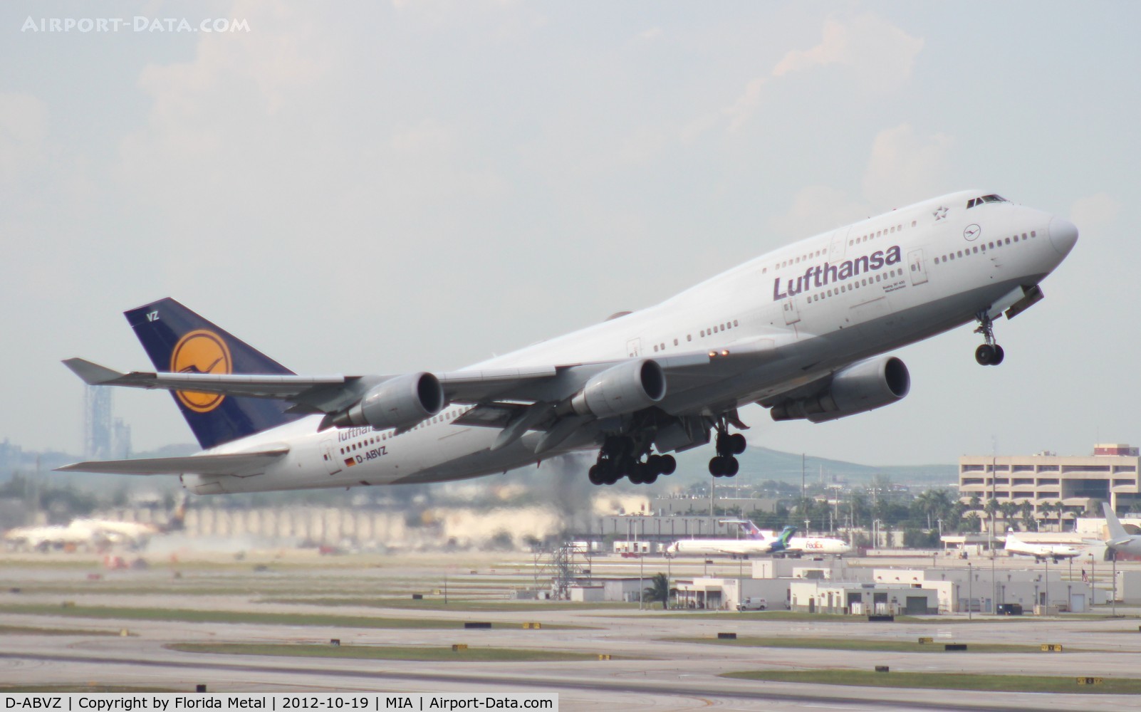 D-ABVZ, 2001 Boeing 747-430 C/N 29870, Lufthansa 747-400