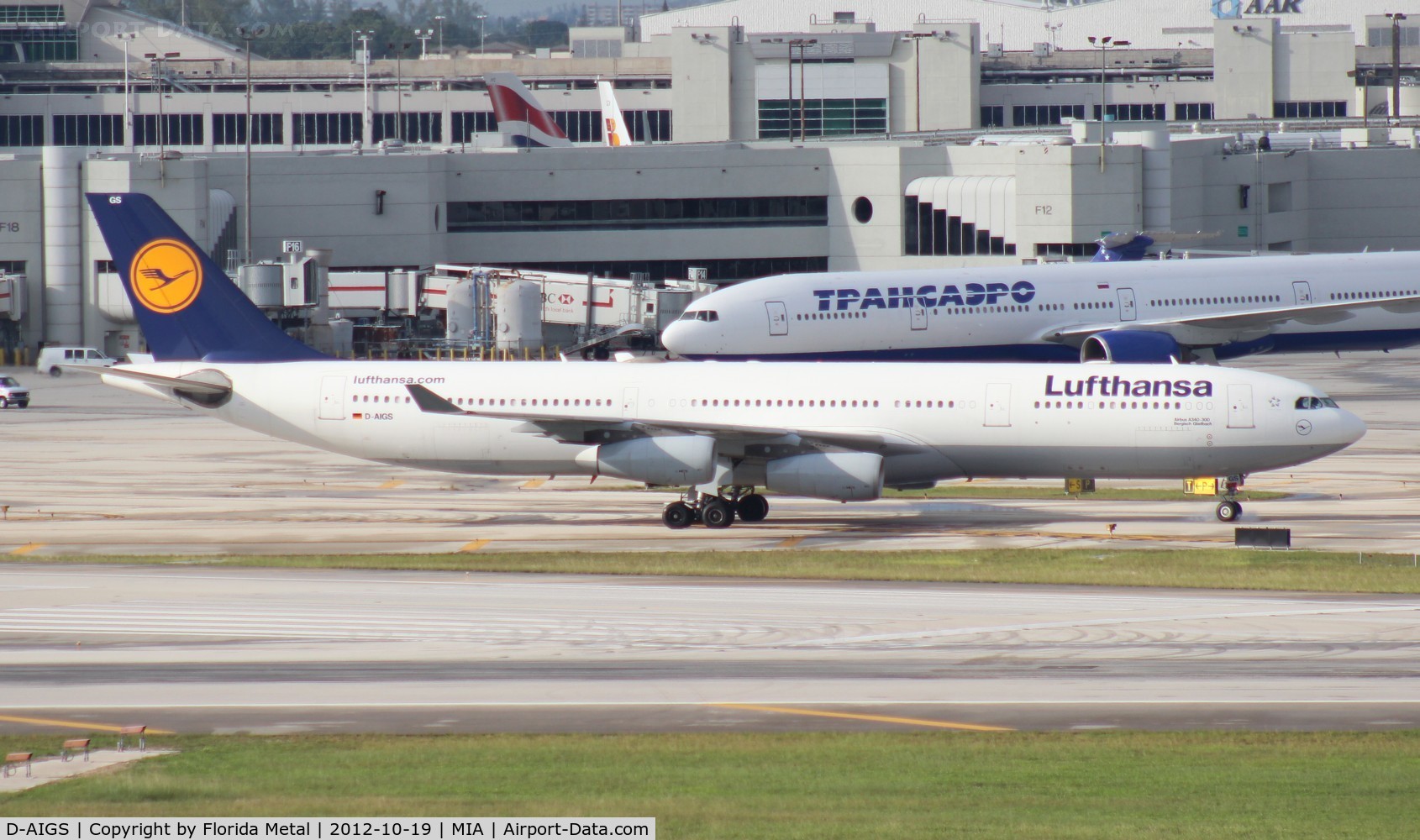 D-AIGS, 1999 Airbus A340-313 C/N 297, Lufthansa A340-300
