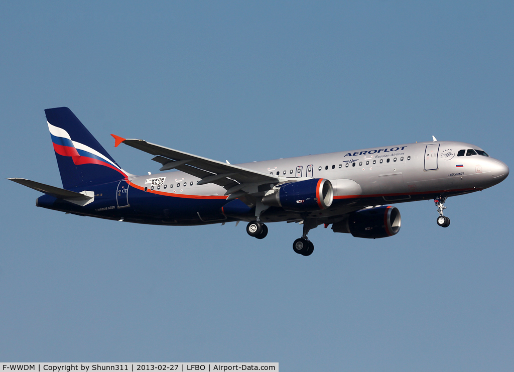 F-WWDM, 2013 Airbus A320-214 C/N 5536, C/n 5536 - To be VP-BJA
