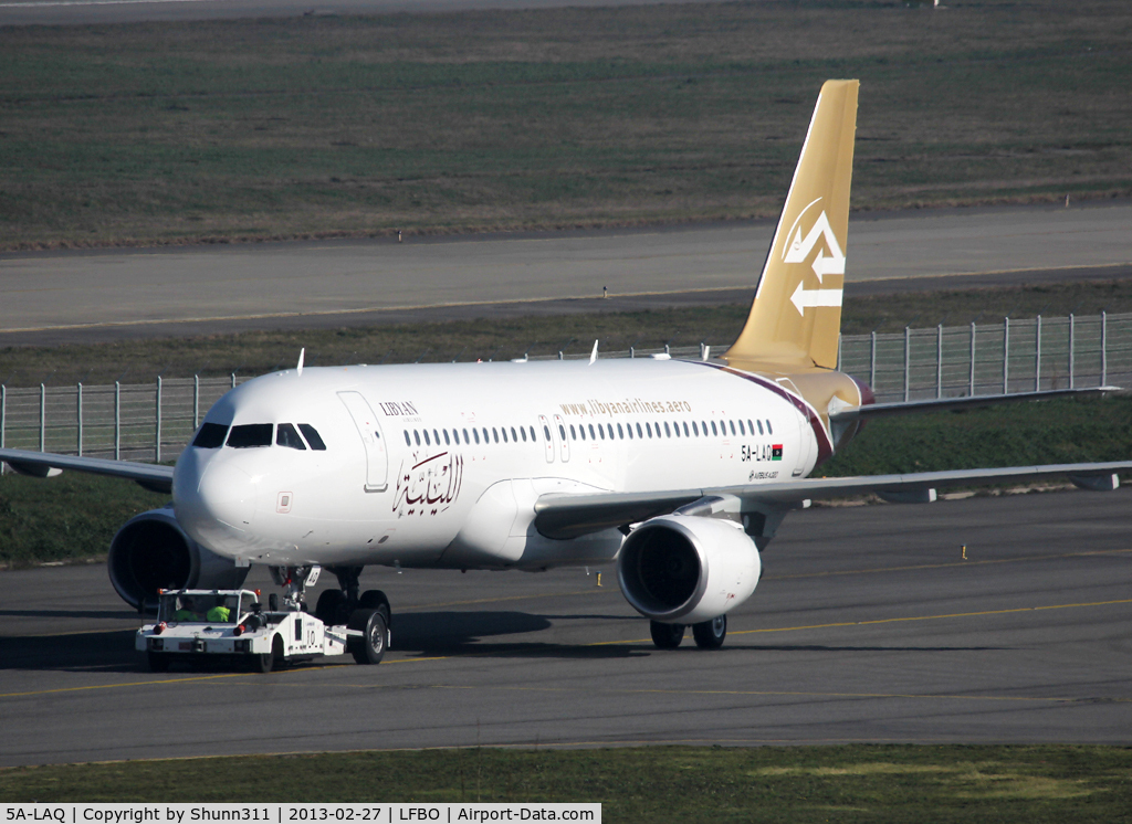 5A-LAQ, 2013 Airbus A320-214 C/N 5494, Ready for delivery after inspection...