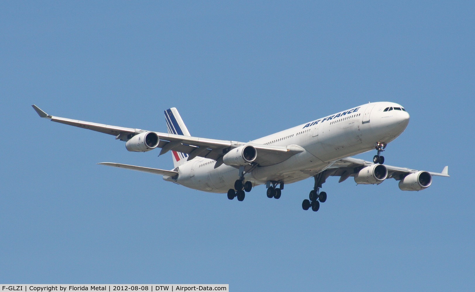 F-GLZI, 1995 Airbus A340-312 C/N 084, Air France A340-300