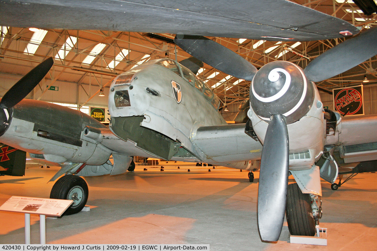 420430, Messerschmitt Me-410A C/N 420430, Preserved in the RAF Museum here.