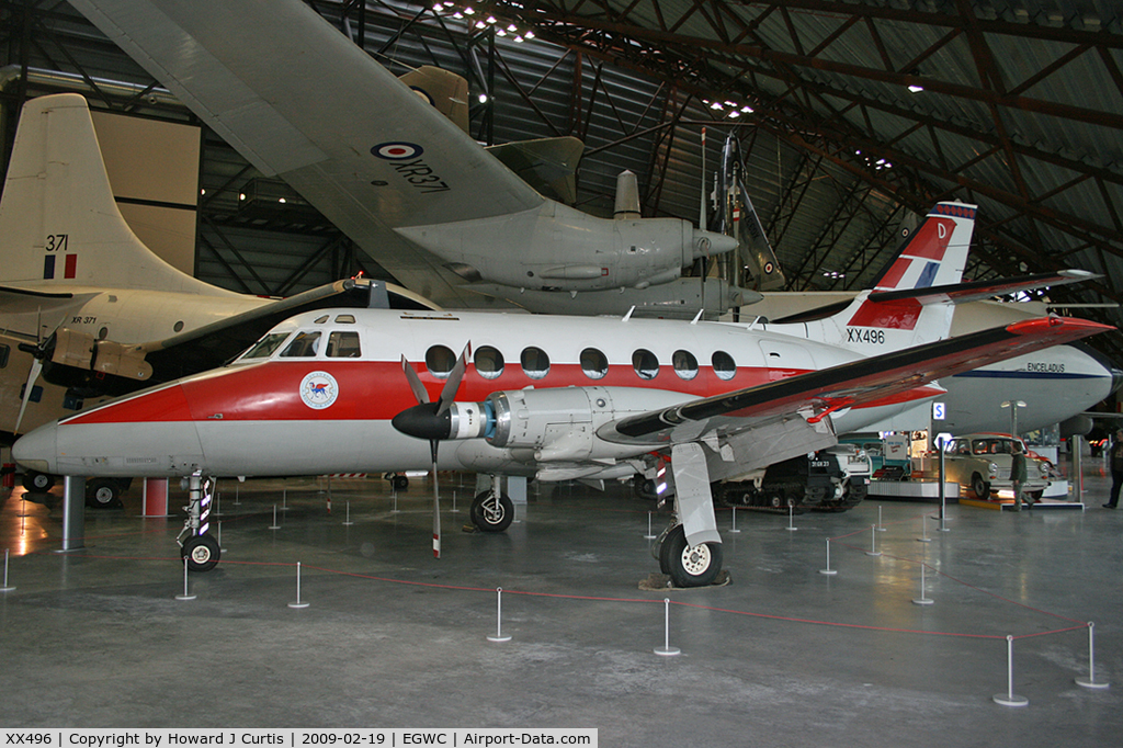 XX496, 1975 Scottish Aviation HP-137 Jetstream T.1 C/N 276, Preserved in the RAF Museum.
