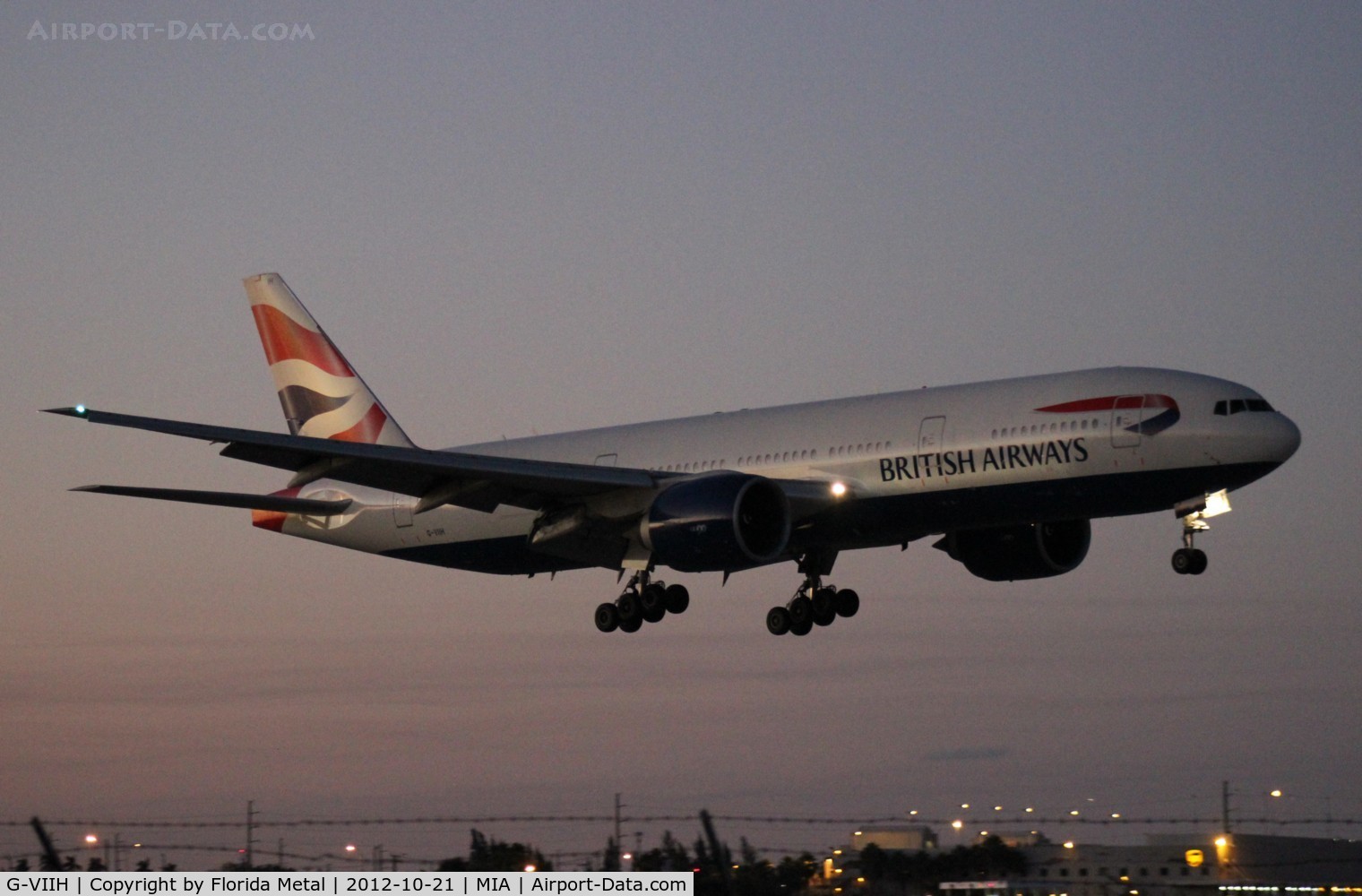 G-VIIH, 1997 Boeing 777-236 C/N 27490, British Airways 777-200