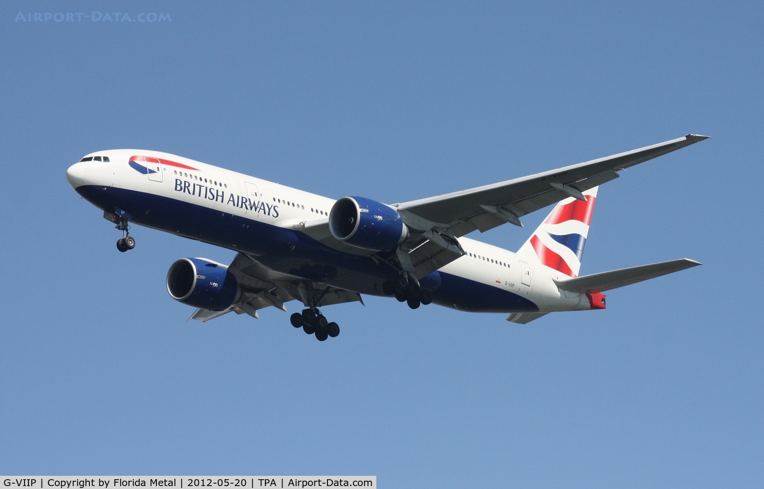 G-VIIP, 1999 Boeing 777-236 C/N 29321, British 777-200
