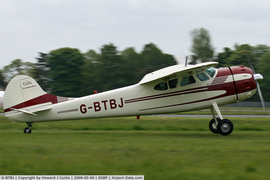 G-BTBJ, 1952 Cessna 190B C/N 16046, At the Great Vintage Flying Weekend. Privately owned.