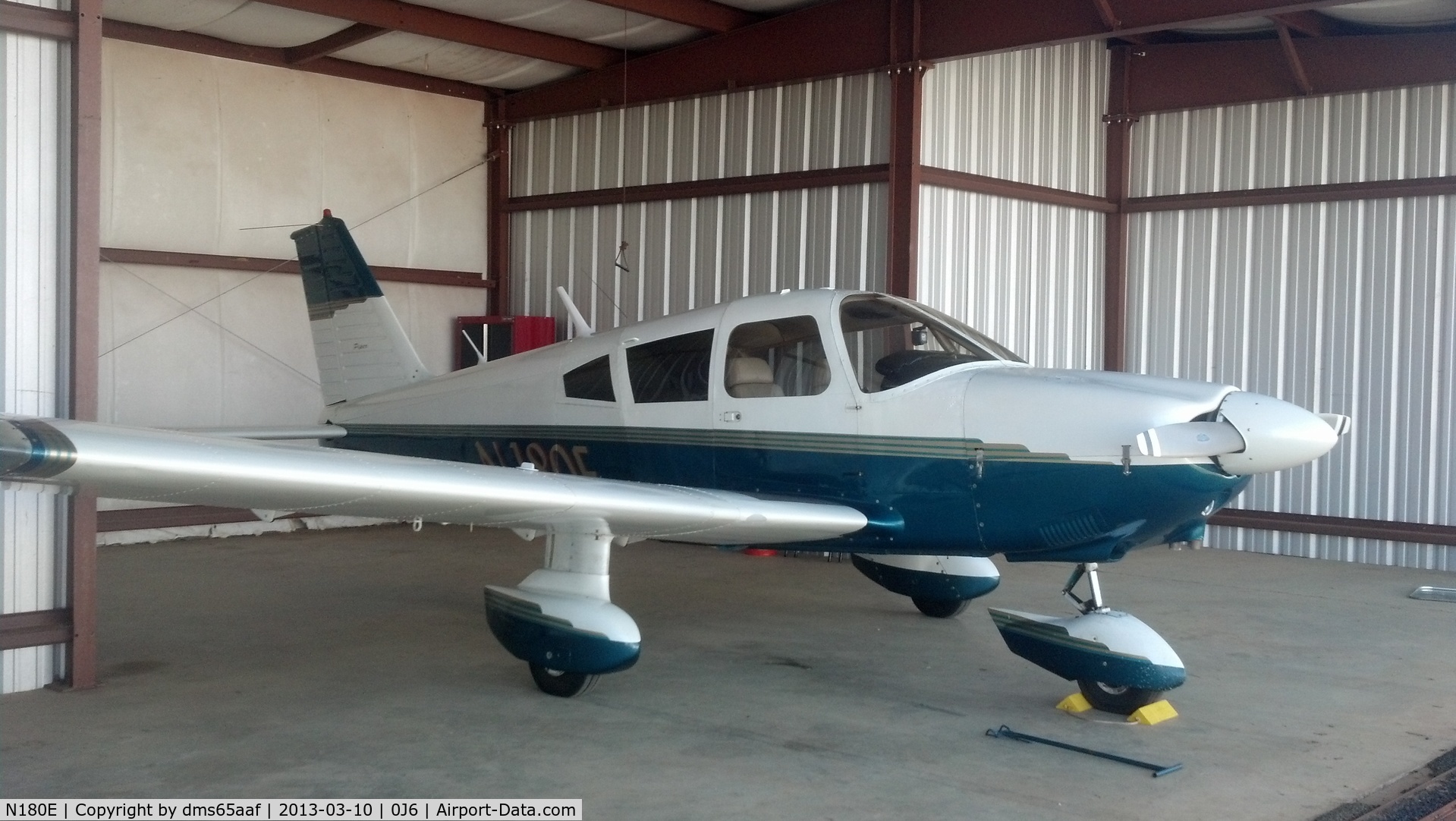 N180E, 1969 Piper PA-28-180 C/N 28-5373, At her new home.