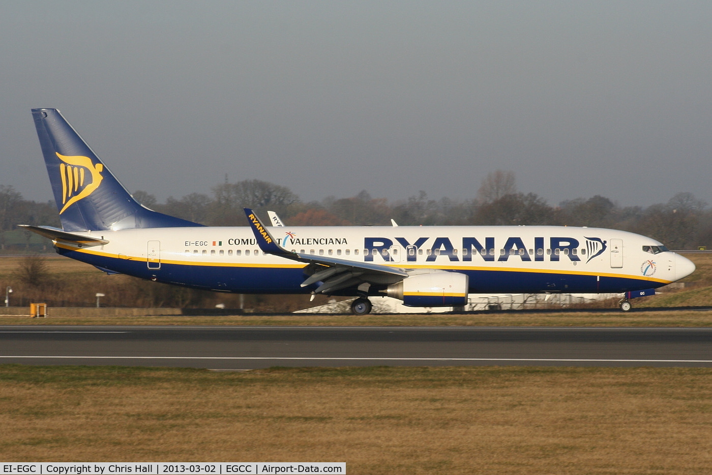 EI-EGC, 2009 Boeing 737-8AS C/N 38492, Ryanair