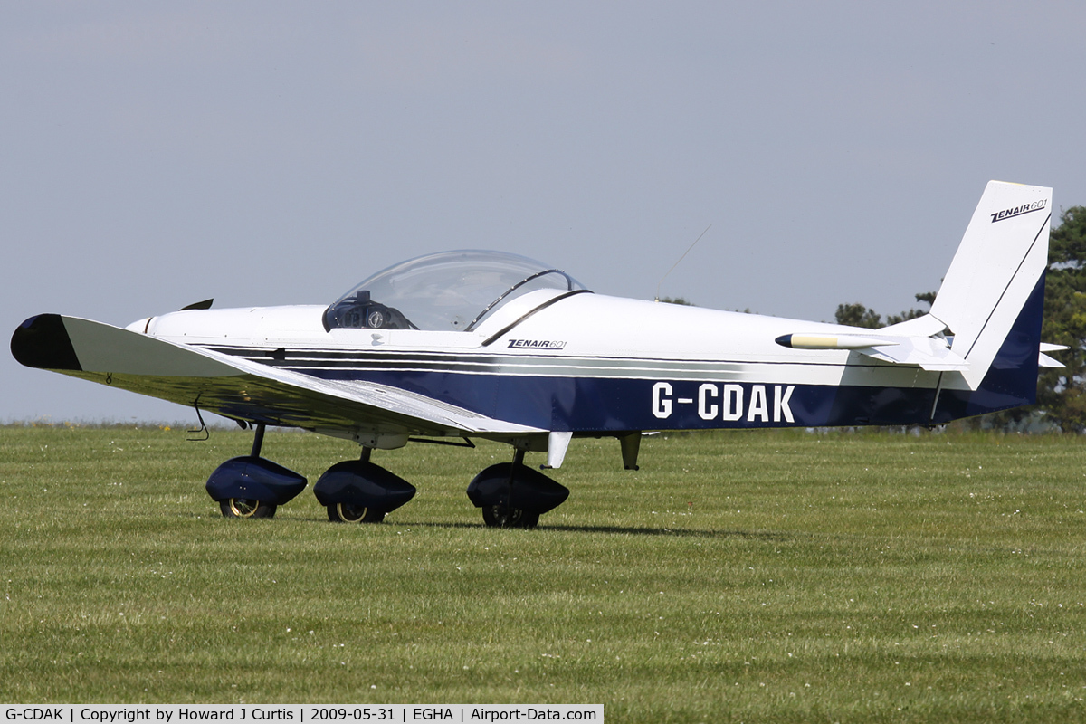 G-CDAK, 2004 Zenair CH-601UL Zodiac C/N PFA 162A-14210, Privately owned.