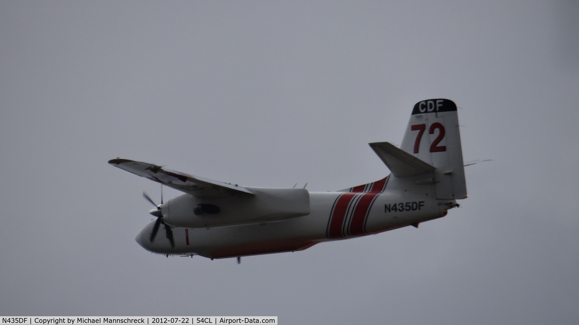 N435DF, 2001 Marsh Aviation S-2F3AT C/N 153573, calfire