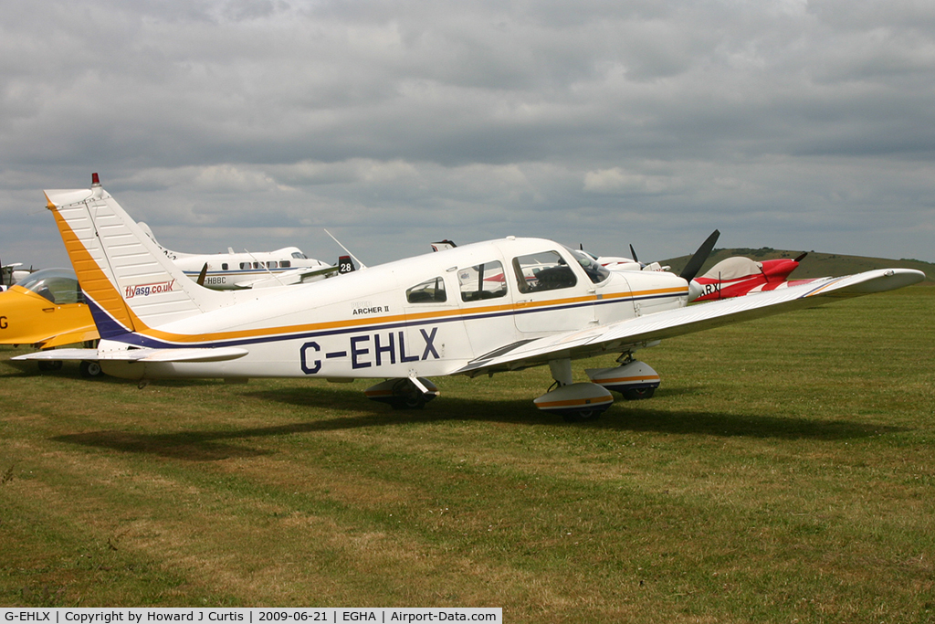 G-EHLX, 1980 Piper PA-28-181 Cherokee Archer II C/N 28-8090317, Privately owned.
