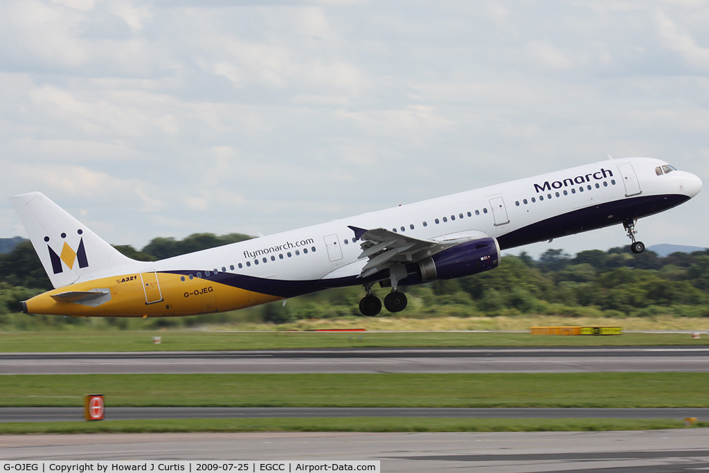 G-OJEG, 1999 Airbus A321-231 C/N 1015, Monarch Airlines.