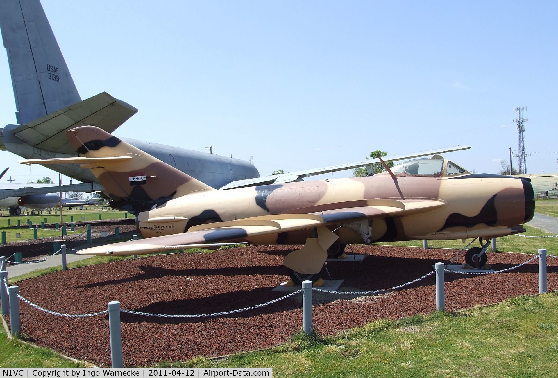N1VC, 1956 Shenyang F4 C/N 2705, Shenyang J-5 (F-5) (MiG-17F FRESCO-C) at the Castle Air Museum, Atwater CA