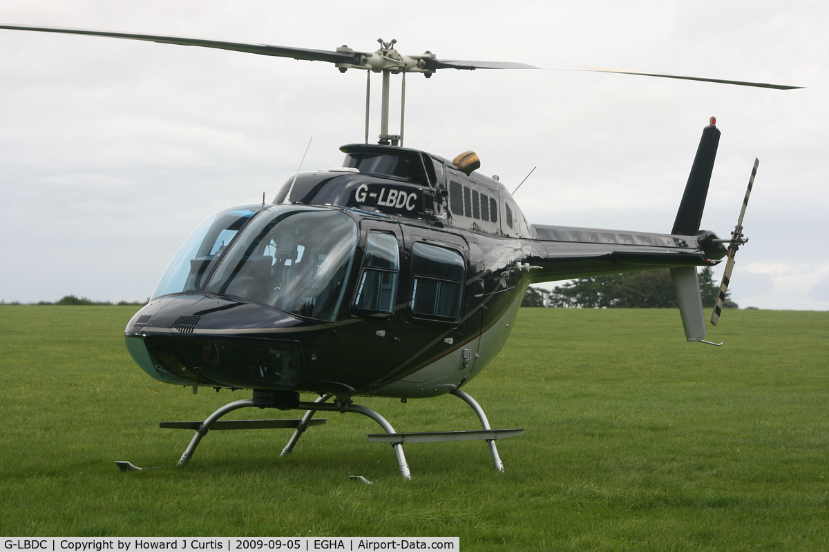G-LBDC, 1984 Bell 206B JetRanger III C/N 3806, Privately owned.