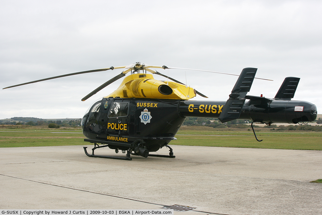 G-SUSX, 1999 McDonnell Douglas MD-902 Explorer C/N 900-00065, Sussex Police/Air Ambulance.