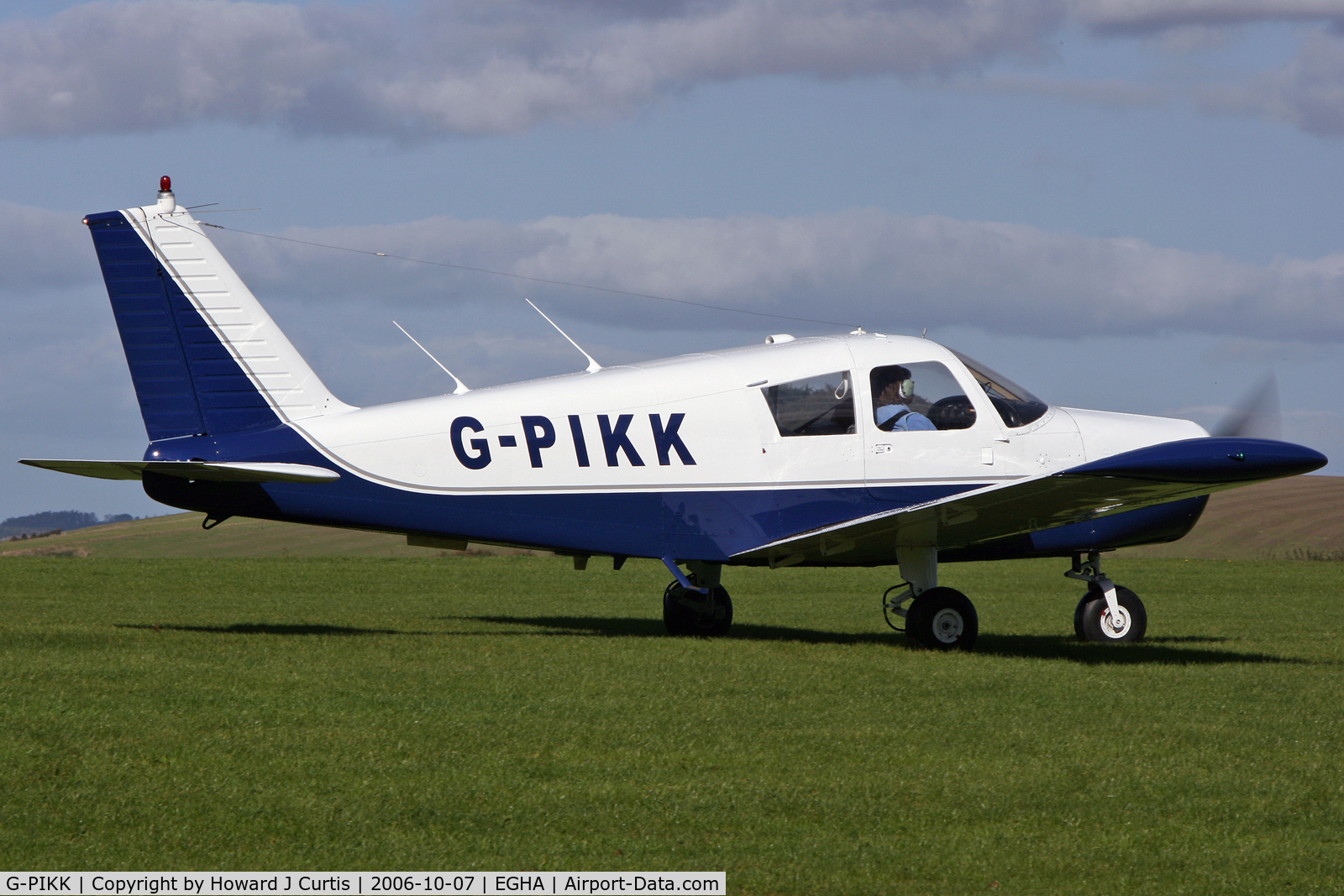 G-PIKK, 1967 Piper PA-28-140 Cherokee C/N 28-22932, Privately owned.