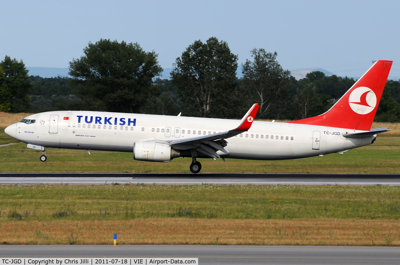 TC-JGD, 2001 Boeing 737-8F2 C/N 29788, Turkish Airlines