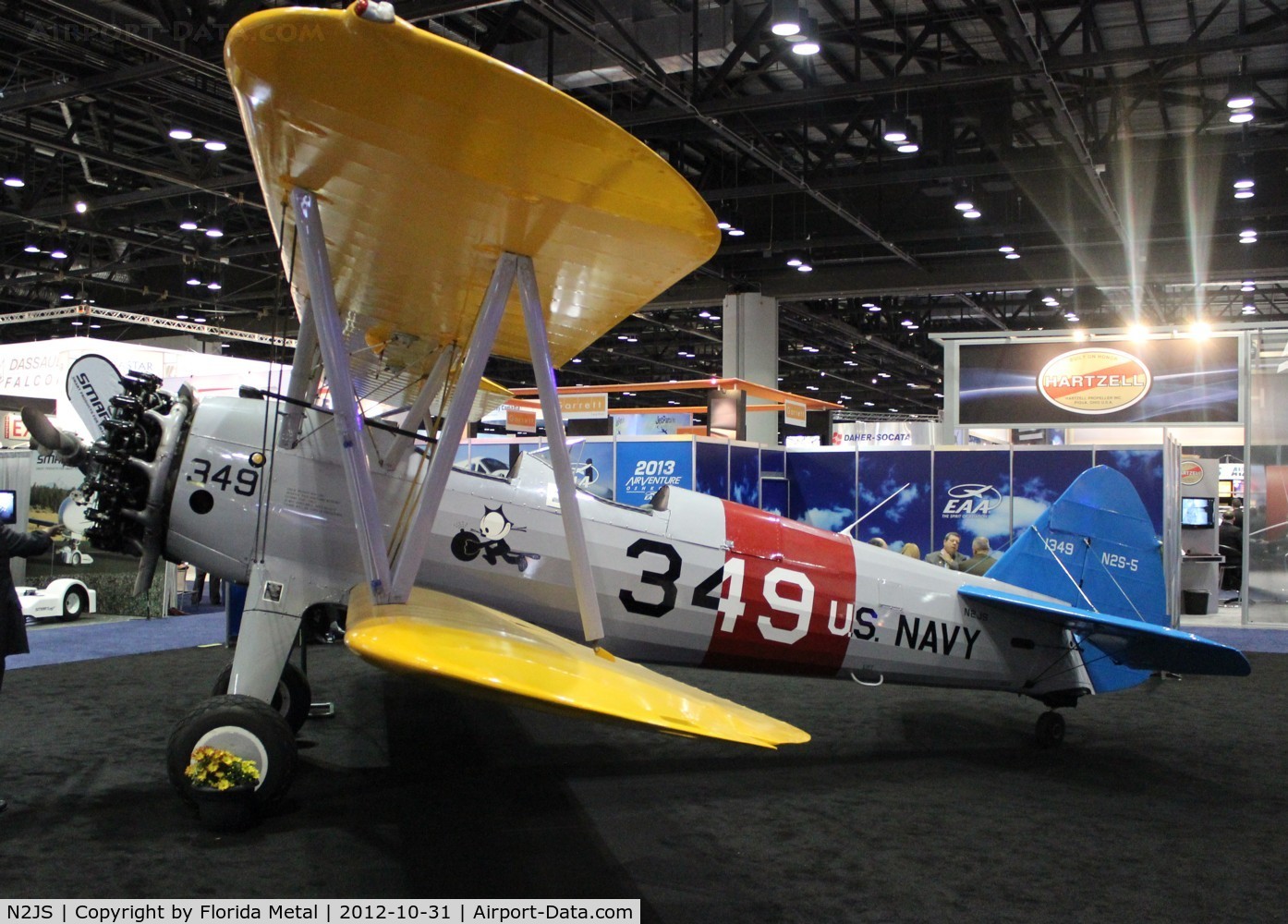 N2JS, 1996 Boeing B75N1 C/N 75-1349, Stearman at the NBAA Conference Orlando Orange County Convention Center