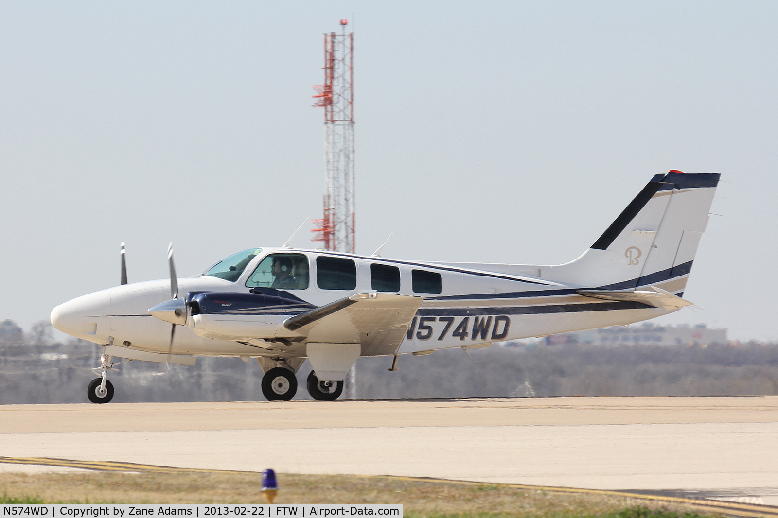 N574WD, 1997 Raytheon Aircraft Company 58 C/N TH-1831, At Meacham Field - Fort Worth, TX