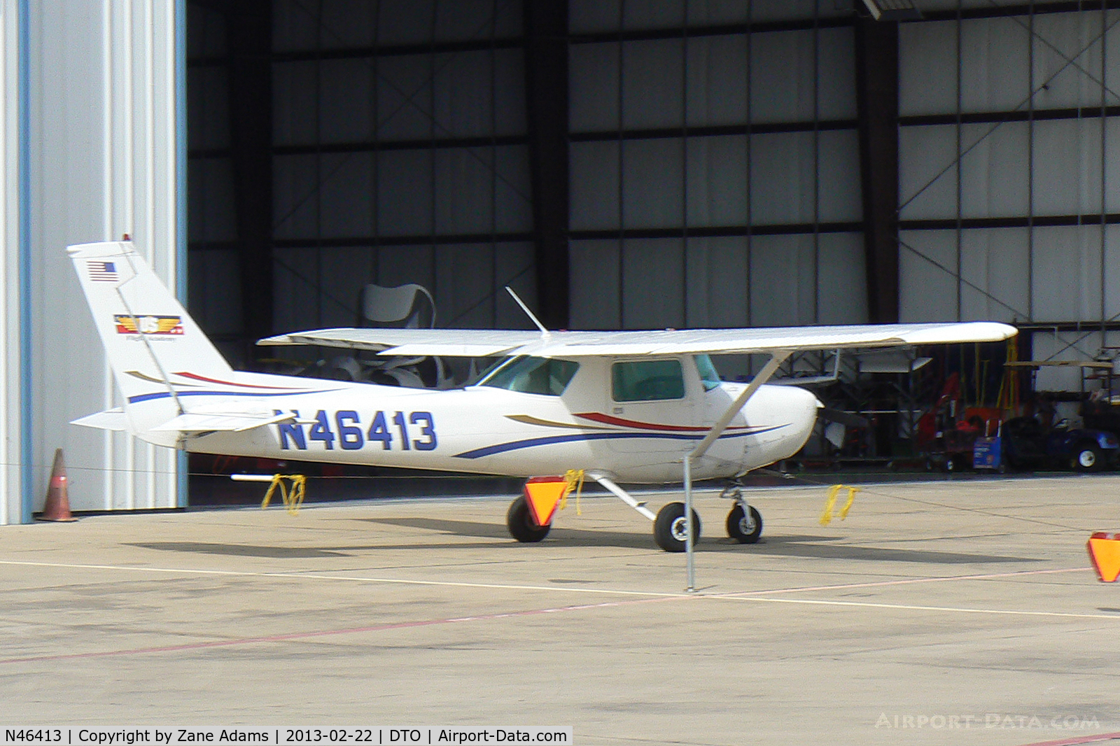 N46413, 1978 Cessna 152 C/N 15283045, At the Denton Municipal Airport