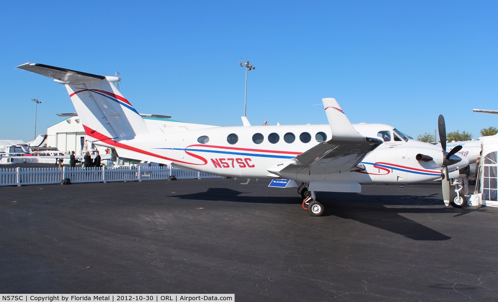 N57SC, 1990 Beech B300 King Air C/N FL-34, Beech 350 Super King Air at NBAA