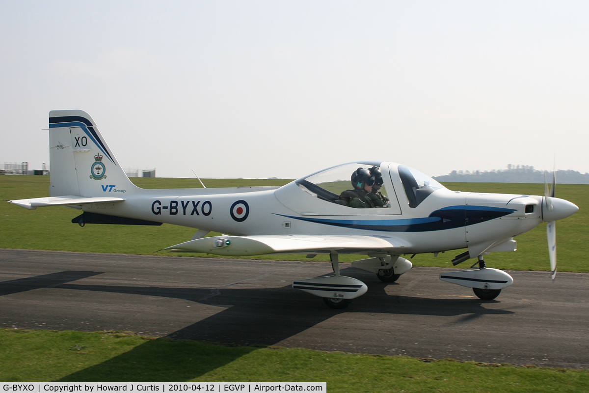 G-BYXO, 2001 Grob G-115E Tutor T1 C/N 82175/E, VT Aerospace/No.1 EFTS.