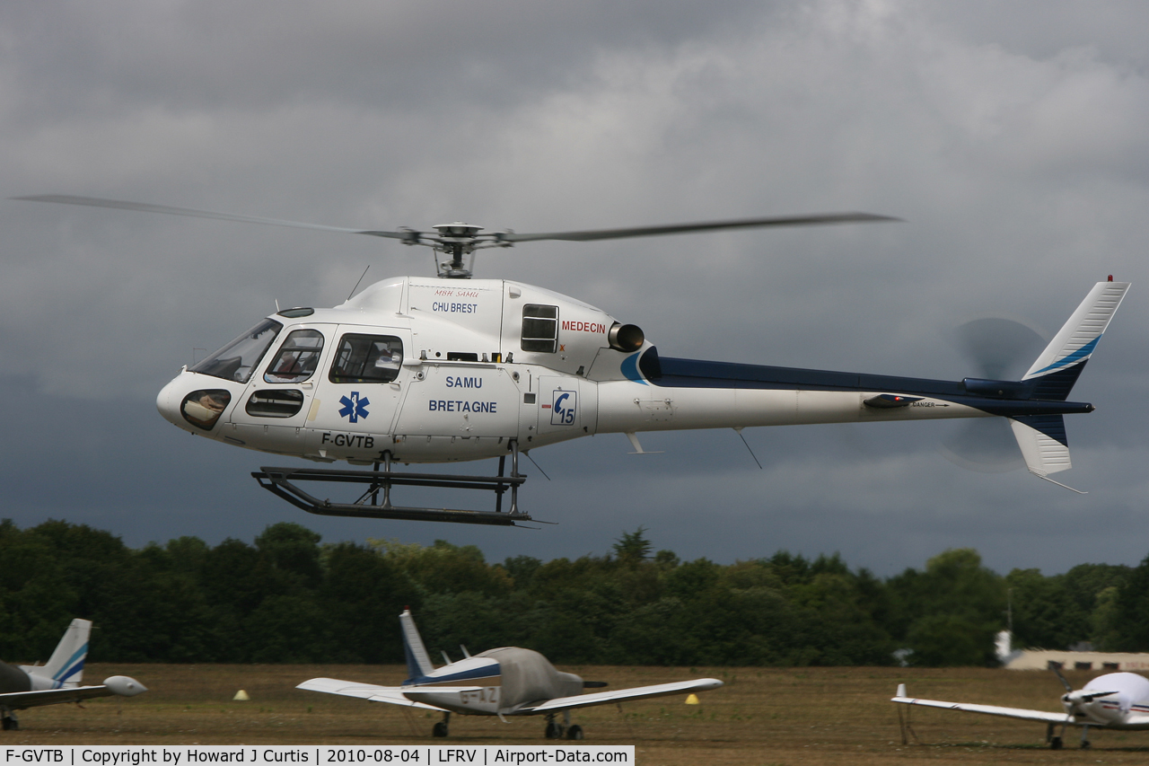 F-GVTB, Eurocopter AS-355N Twin Star C/N 5557, SAMU Bretagne.