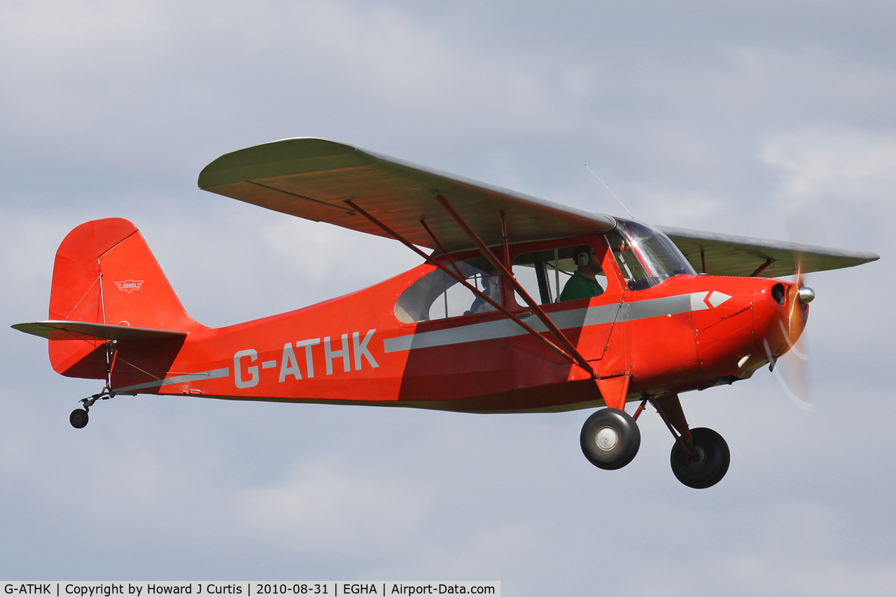 G-ATHK, 1946 Aeronca 7AC Champion C/N 7AC-971, Privately owned. A resident here.