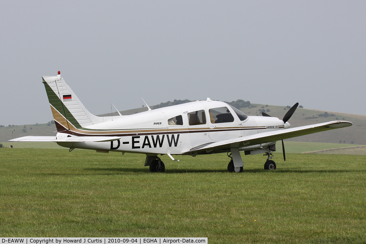 D-EAWW, 1978 Piper PA-28R-201 Cherokee Arrow III C/N 28R-7837199, Privately owned.