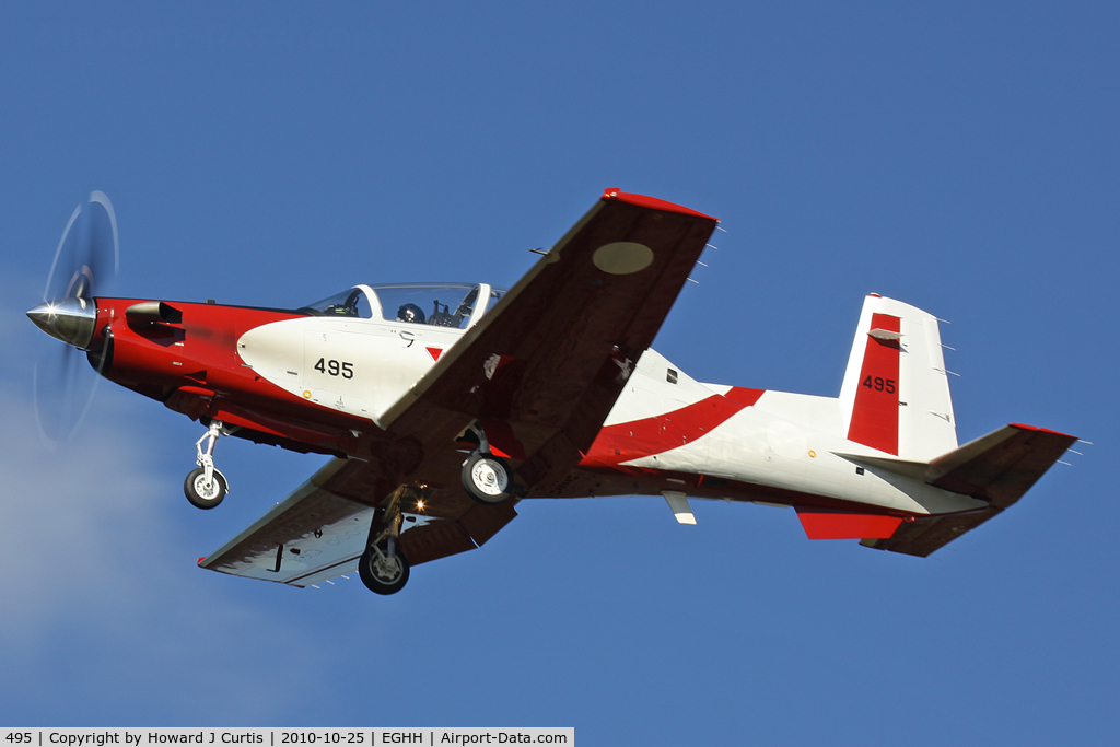 495, 2010 Raytheon T-6A Efroni C/N PI-14, Caught on delivery.