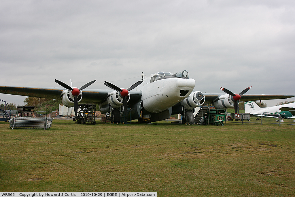 WR963, 1954 Avro 696 Shackleton AEW.2 C/N Not found WR963, Recently registered as G-SKTN. At AIRBASE here.
