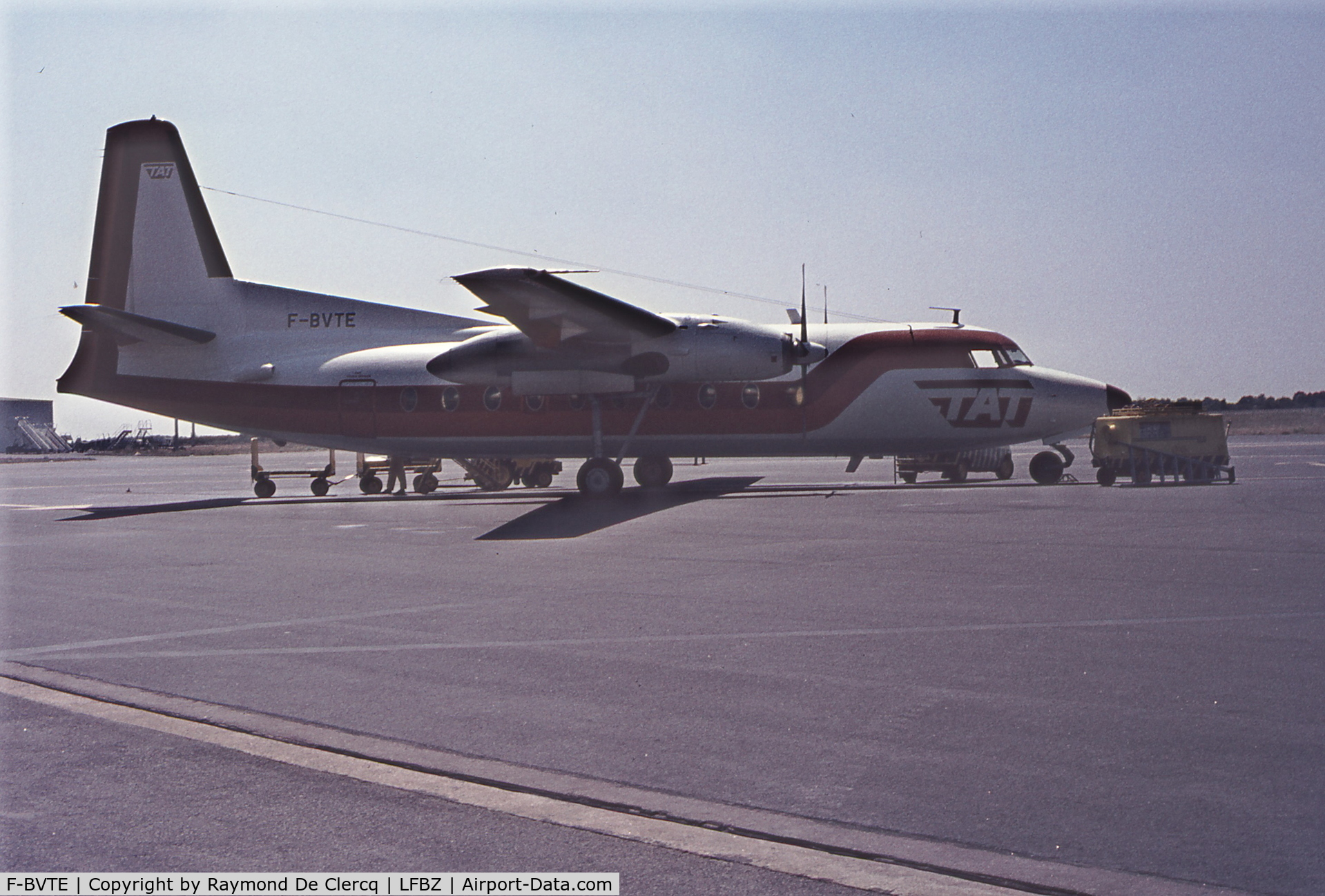 F-BVTE, 1963 Fokker F-27-200 Friendship C/N 10230, Summer 1976