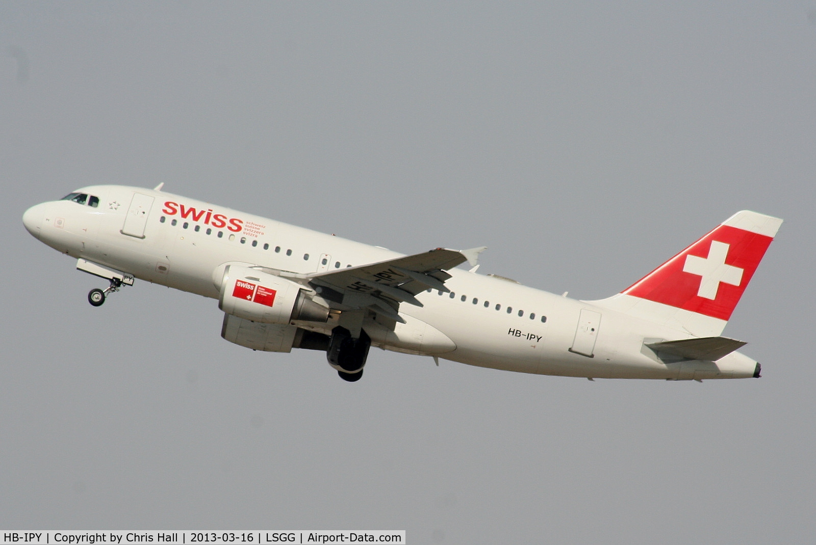 HB-IPY, 1996 Airbus A319-112 C/N 621, Swiss International Air Lines